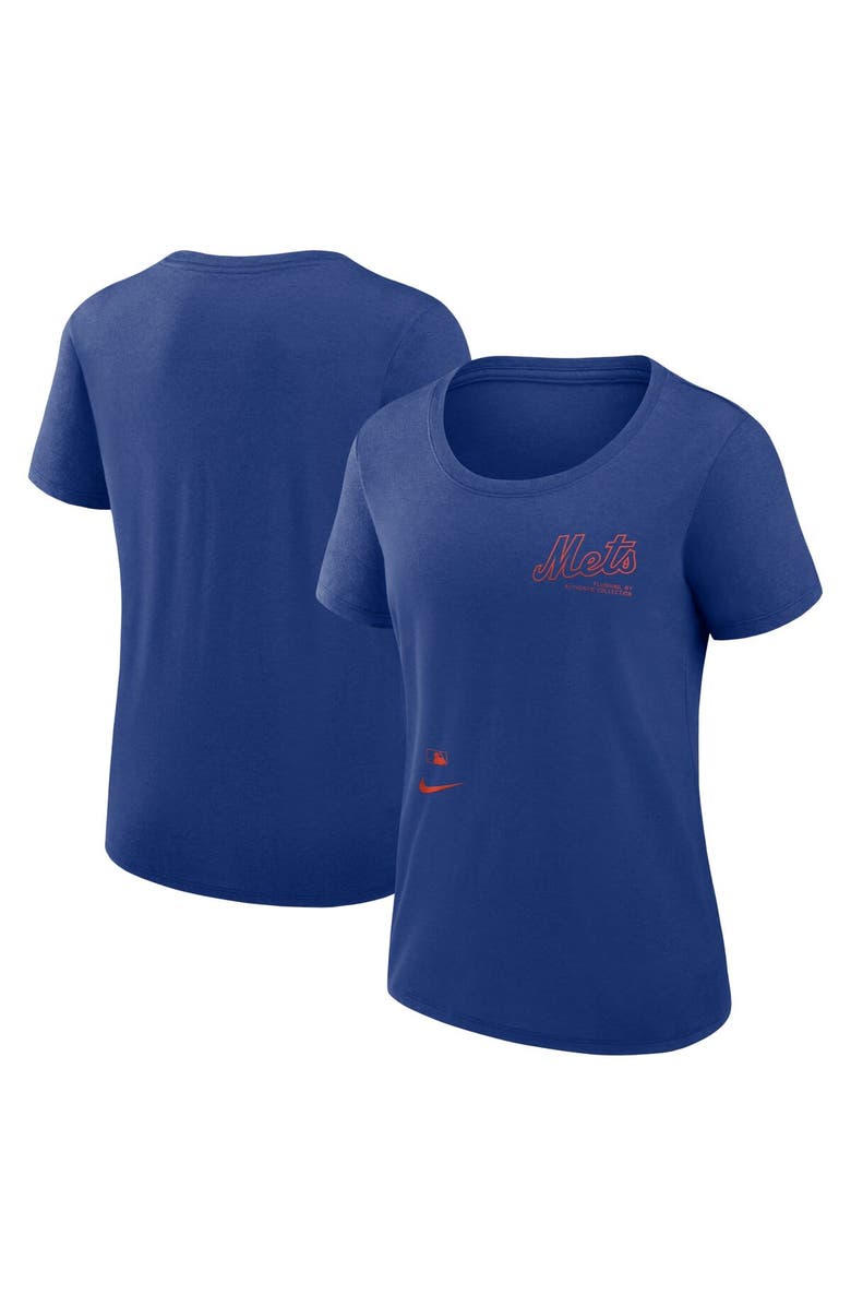 Nike Women's Nike Royal New York Mets Authentic Collection Performance Scoop Neck T-Shirt, Main, color, 