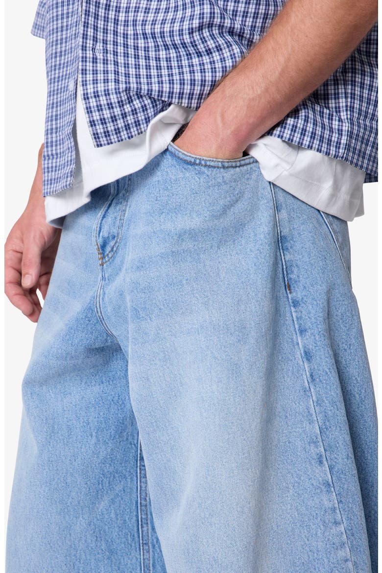 Wide Leg Barrel Jeans, Alternate, color, LIGHT BLUE