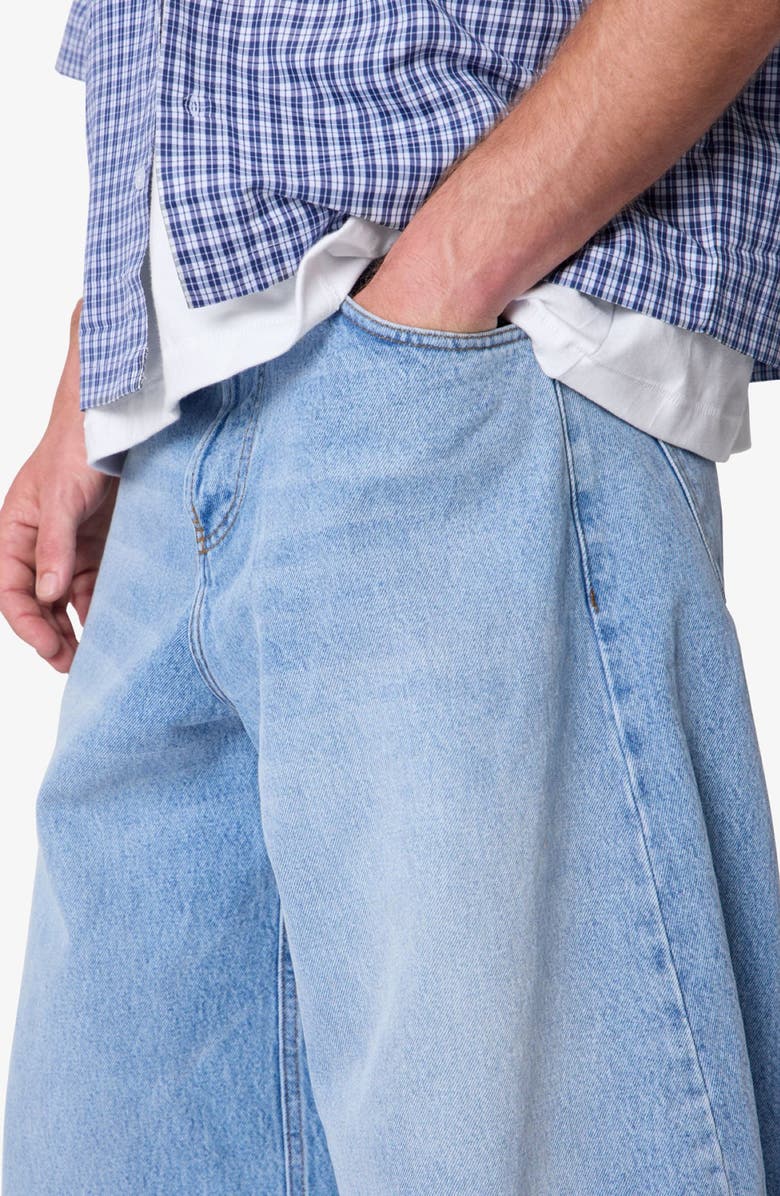 mnml Wide Leg Barrel Jeans, Alternate, color, 