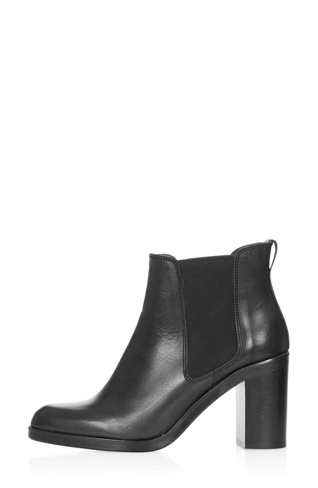 'Missile' Chelsea Boot, Alternate, color, BLACK