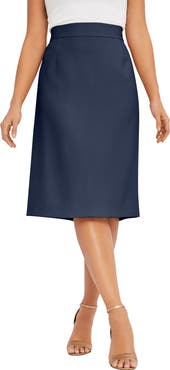 Jessica London Tummy Control Bi-Stretch Pencil Skirt