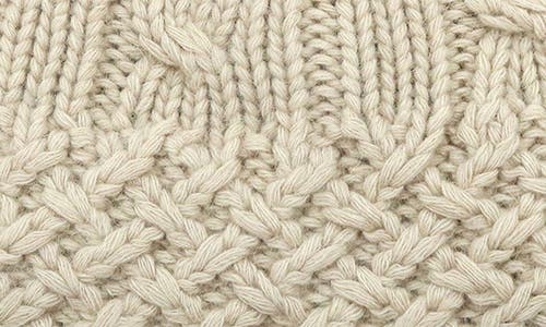 Portolano Chunky Cable Knit Beanie In Neutral