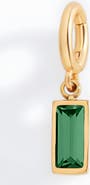 Mint & Lily Dainty Baguette Birthstone Charm