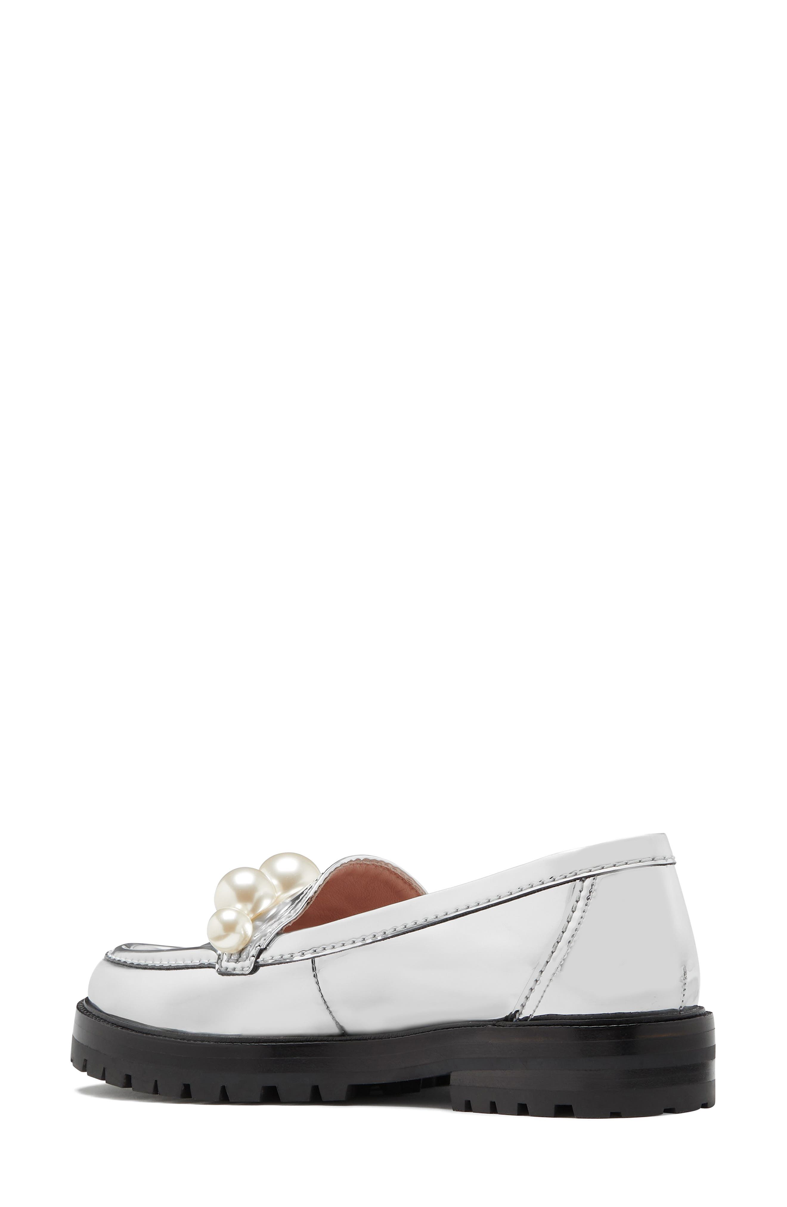 Kate Spade New York posh faux pearl loafer, Alternate, color, 