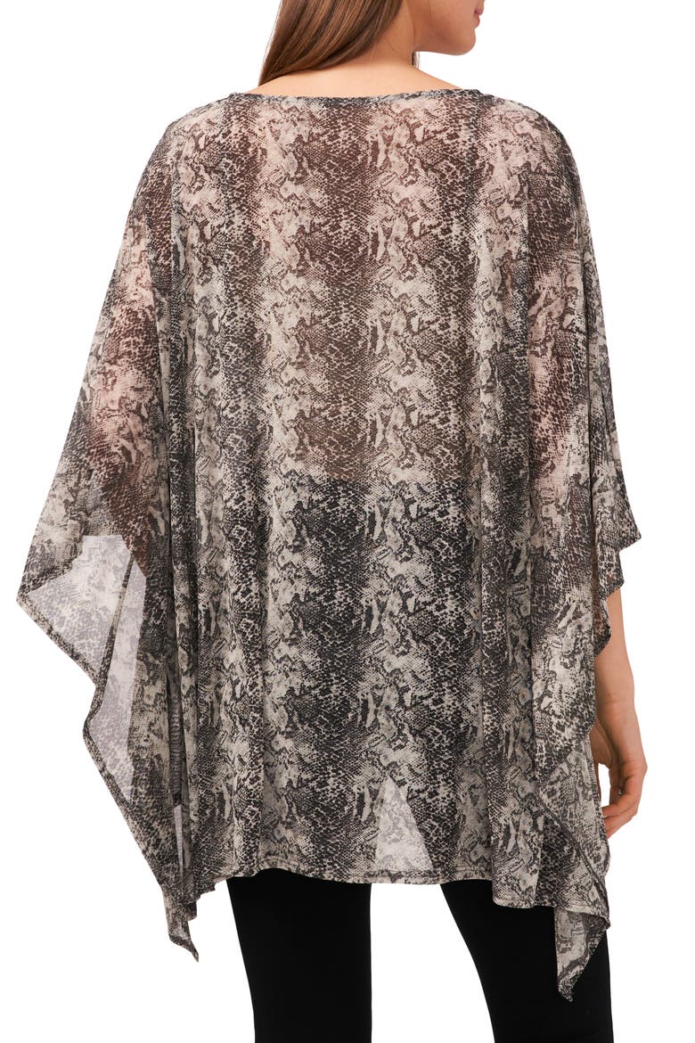 Overlay Mesh Cape, Alternate, color, SILVER/CHARCOAL