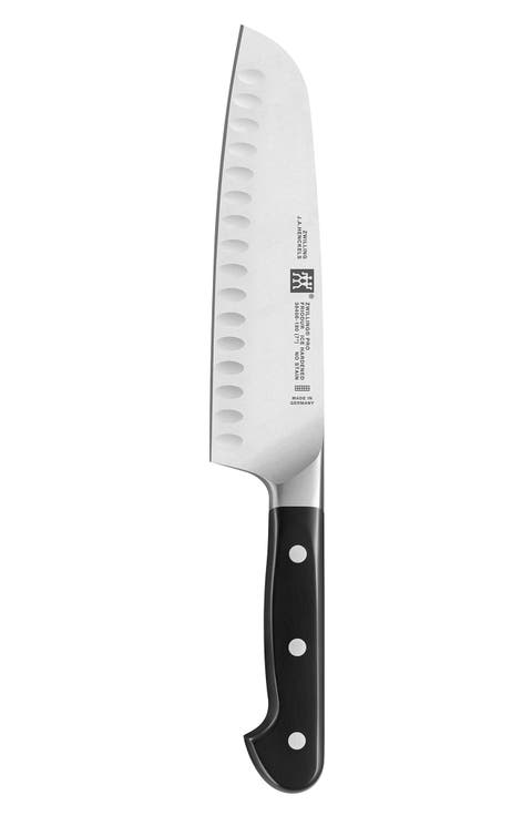 Pro 7-Inch Hollow Edge Rocking Santoku Knife