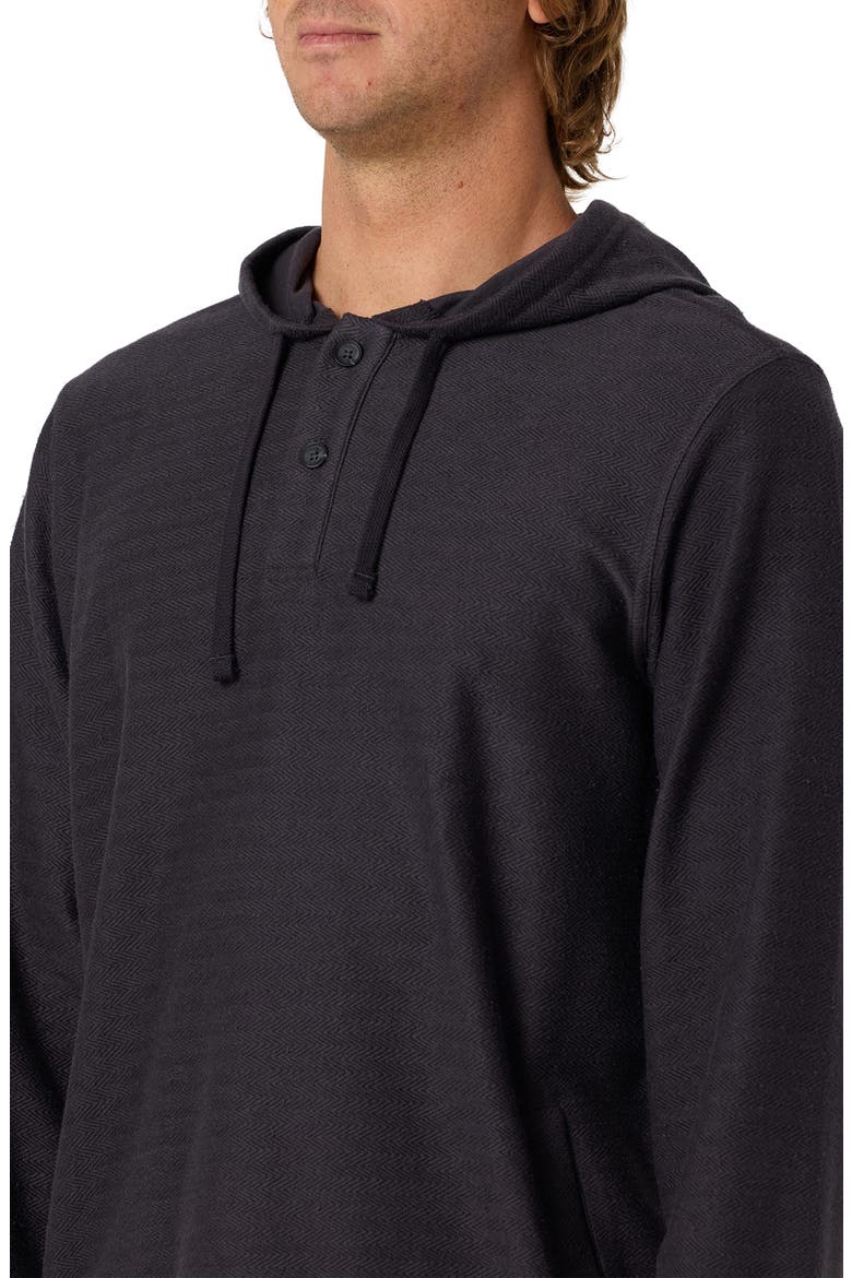 Bavaro Cotton Blend Poncho Hoodie, Alternate, color, PHANTOM
