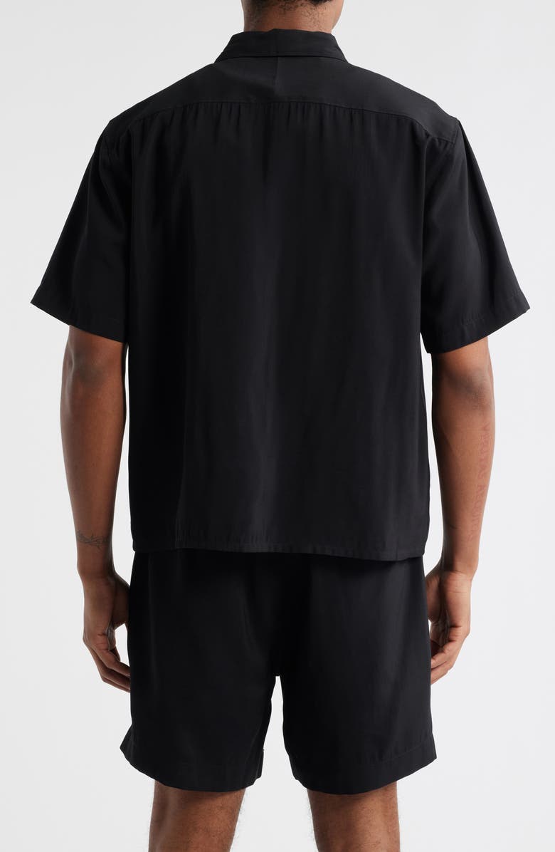 Open Edit Resort Boxy Short Sleeve Button-Up Shirt, Alternate, color, 