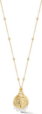 CHLOE AND MADISON Coin Pendant Necklace