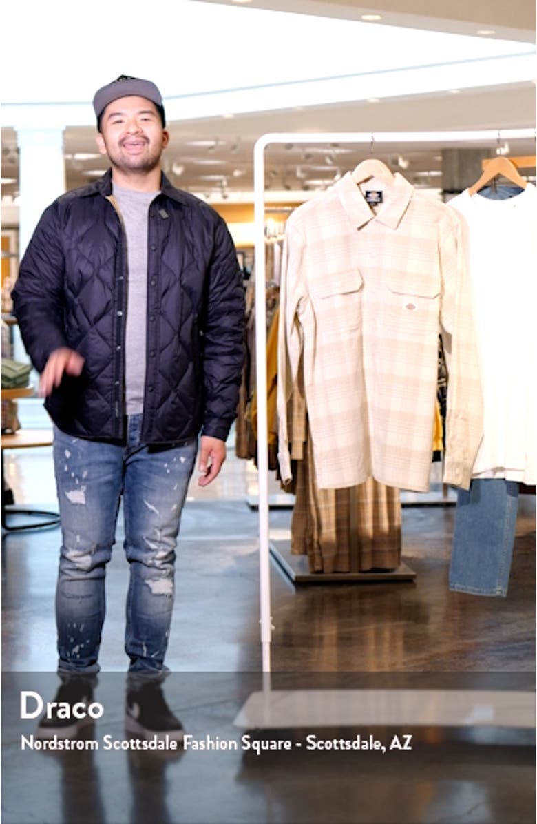 Alma Plaid Stretch Corduroy Button-Up Shirt, sales video thumbnail