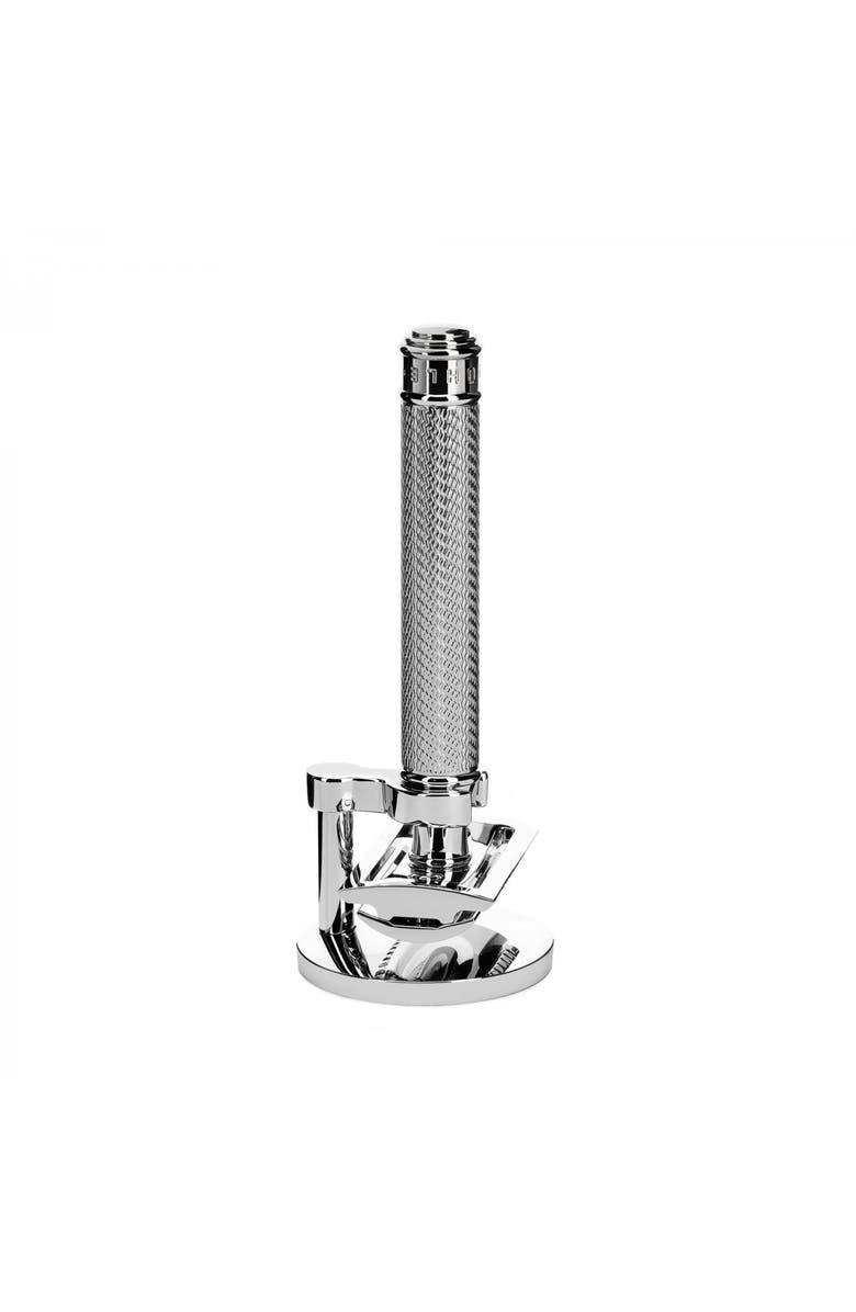 MÜHLE Traditional Metal 2-Piece Shaving Set R89 Safety Razor & Stand, Main, color, Chrome