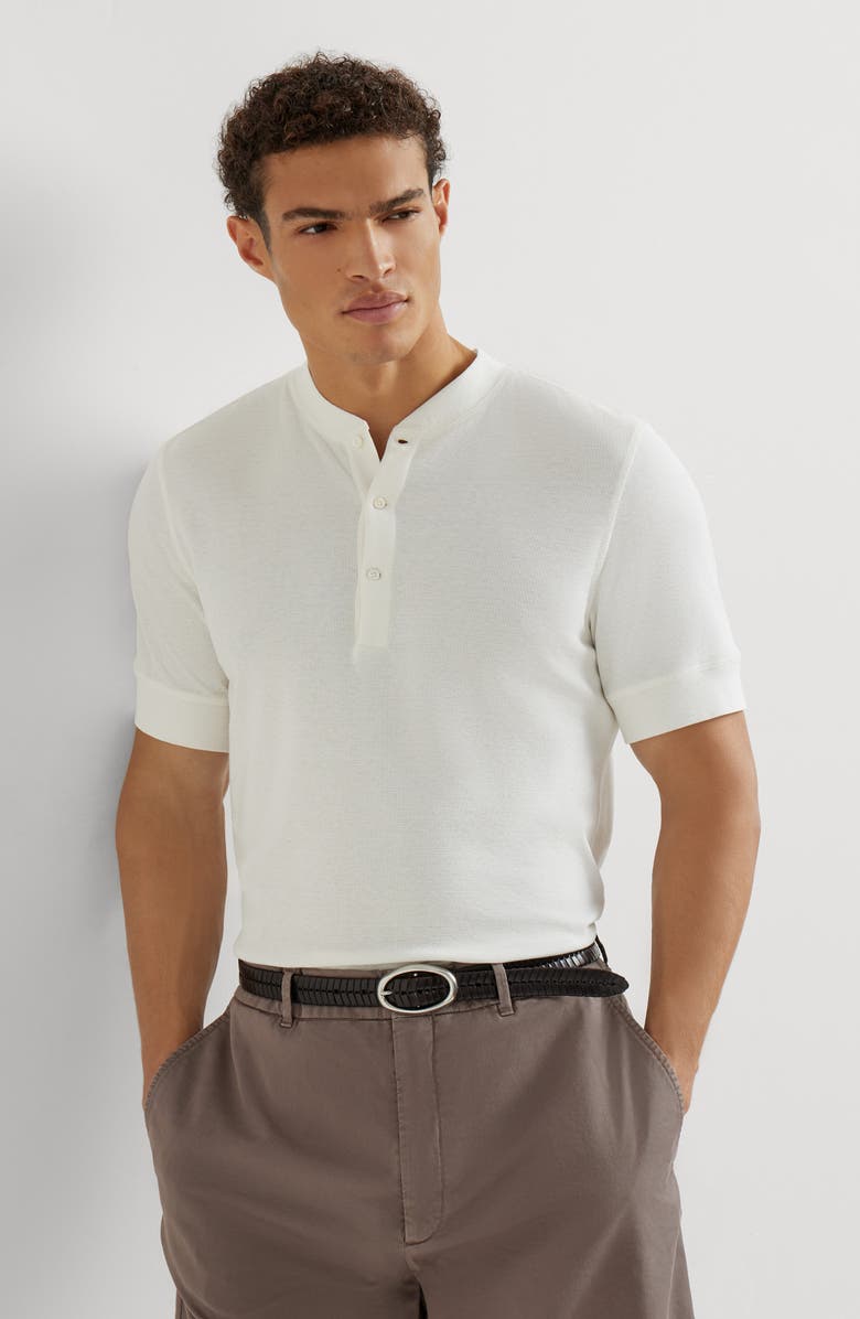 Brunello Cucinelli Cotton jersey T-shirt, Alternate, color, Off-White