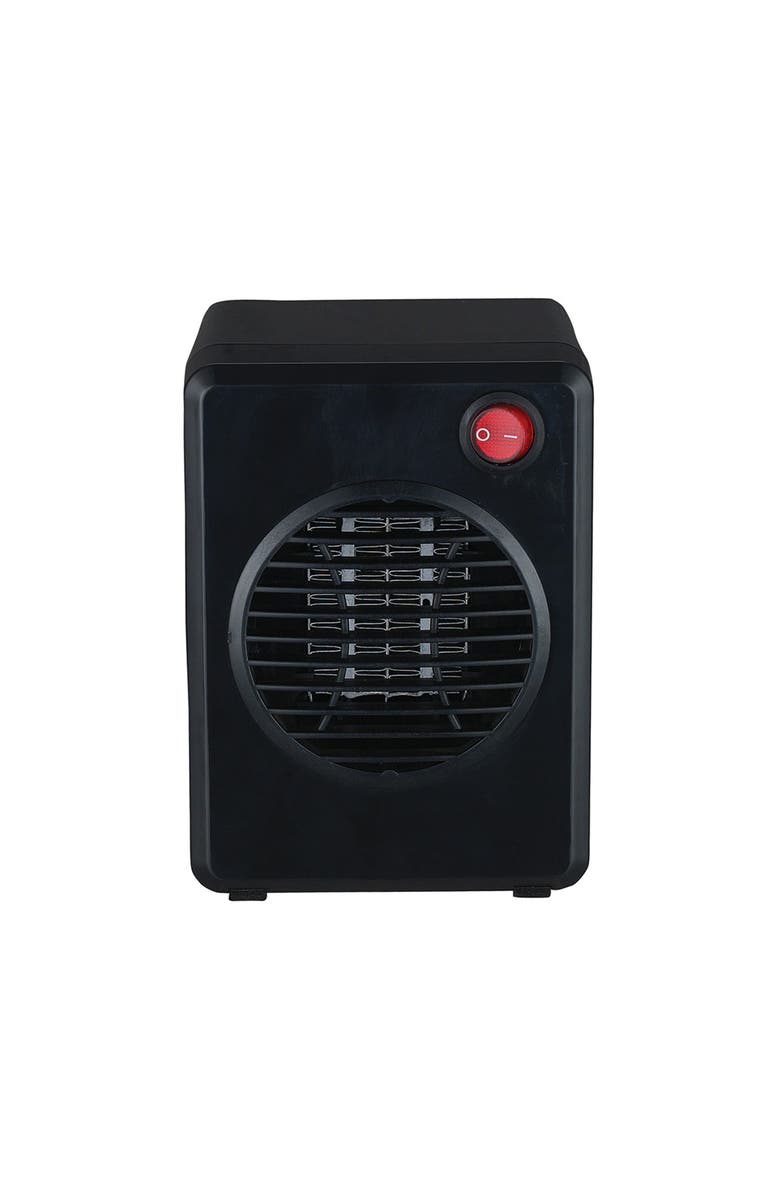 Optimus Portable Mini Ceramic Heater, Main, color, Black