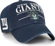 '47 Men's '47 Navy New York Giants Throwback Graphic Clean Up Adjustable Hat