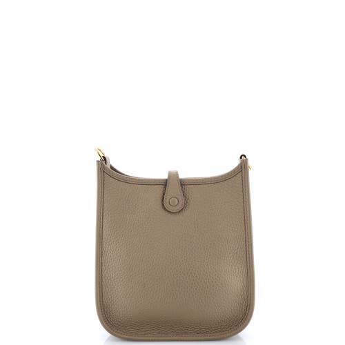 Pre-owned Hermes  Hermes Evelyne Bag Gen Iii Clemence Tpm In Brown