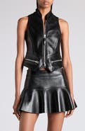 TOM FORD Glossy Plongé Lambskin Leather Waistcoat
