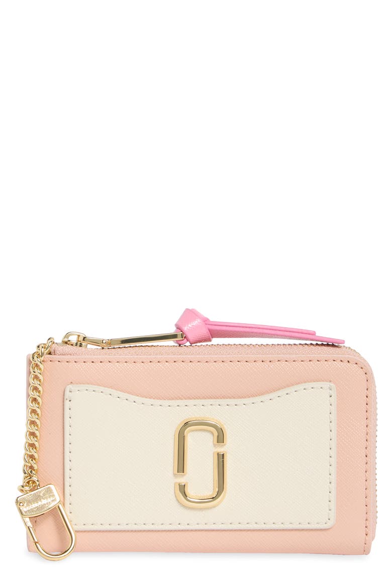 The Utility Snapshot Top Zip Card Case, Main, color, ROSE MULTI