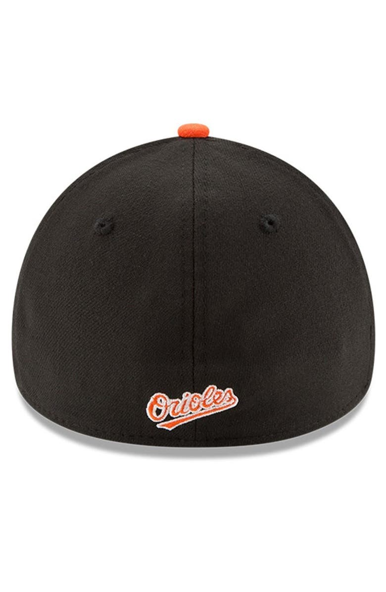 New Era Men's New Era Black/White Baltimore Orioles MLB Team Classic 39THIRTY Flex Hat, Alternate, color, 