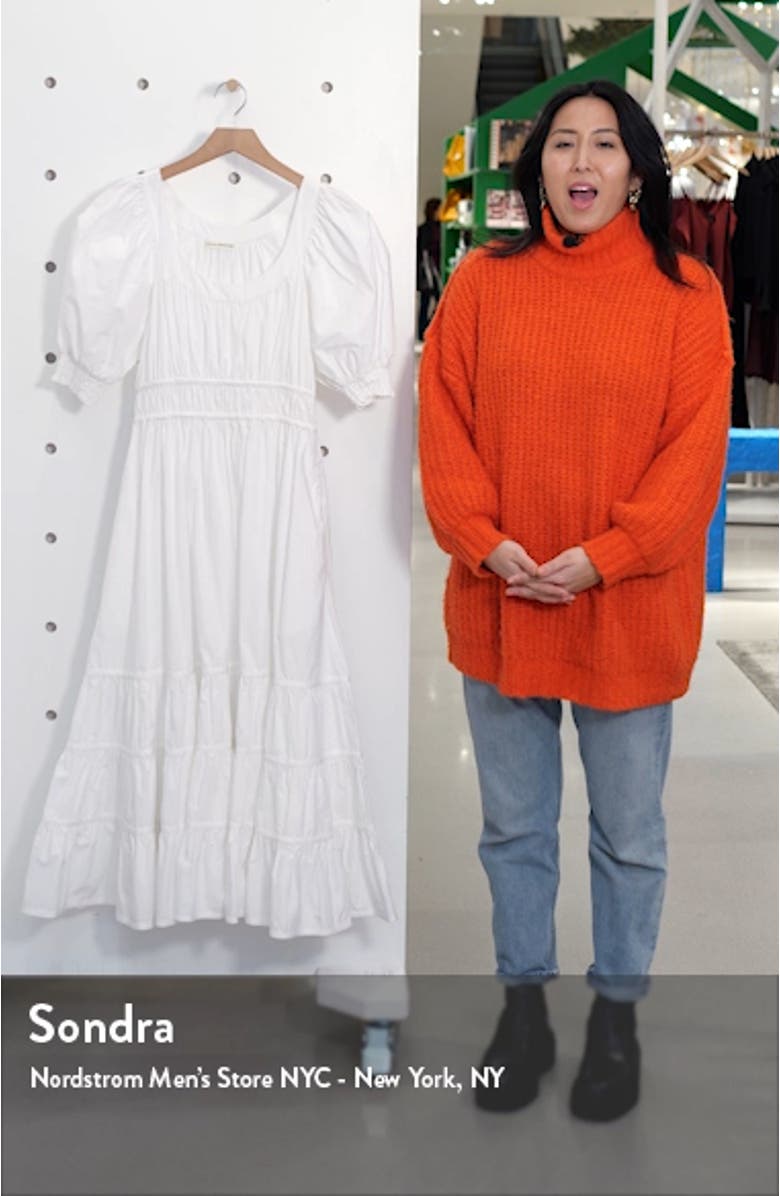 Juniper Puff Sleeve Midi Dress, sales video thumbnail
