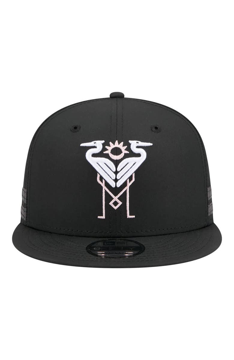 New Era Men's New Era Black Inter Miami CF 2026 Jersey Hook 9FIFTY Snapback Hat, Alternate, color, Black