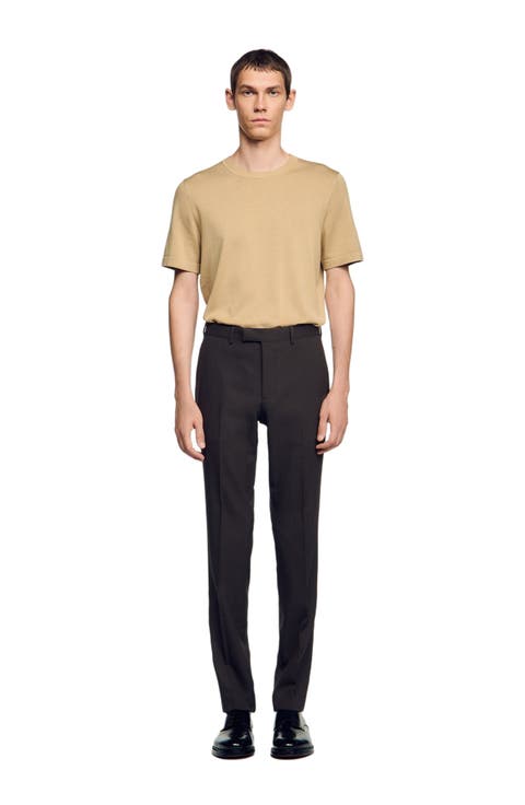 Wool Suit Trousers