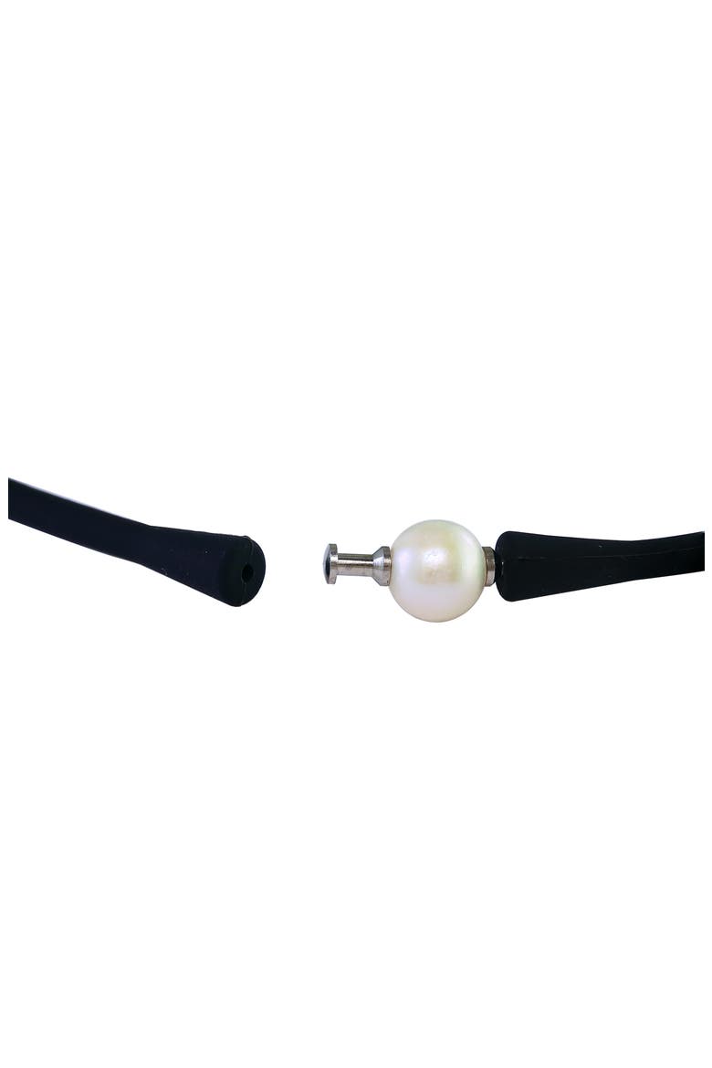 Rubber 11mm Freshwater Pearl Necklace, Alternate, color, WHITE