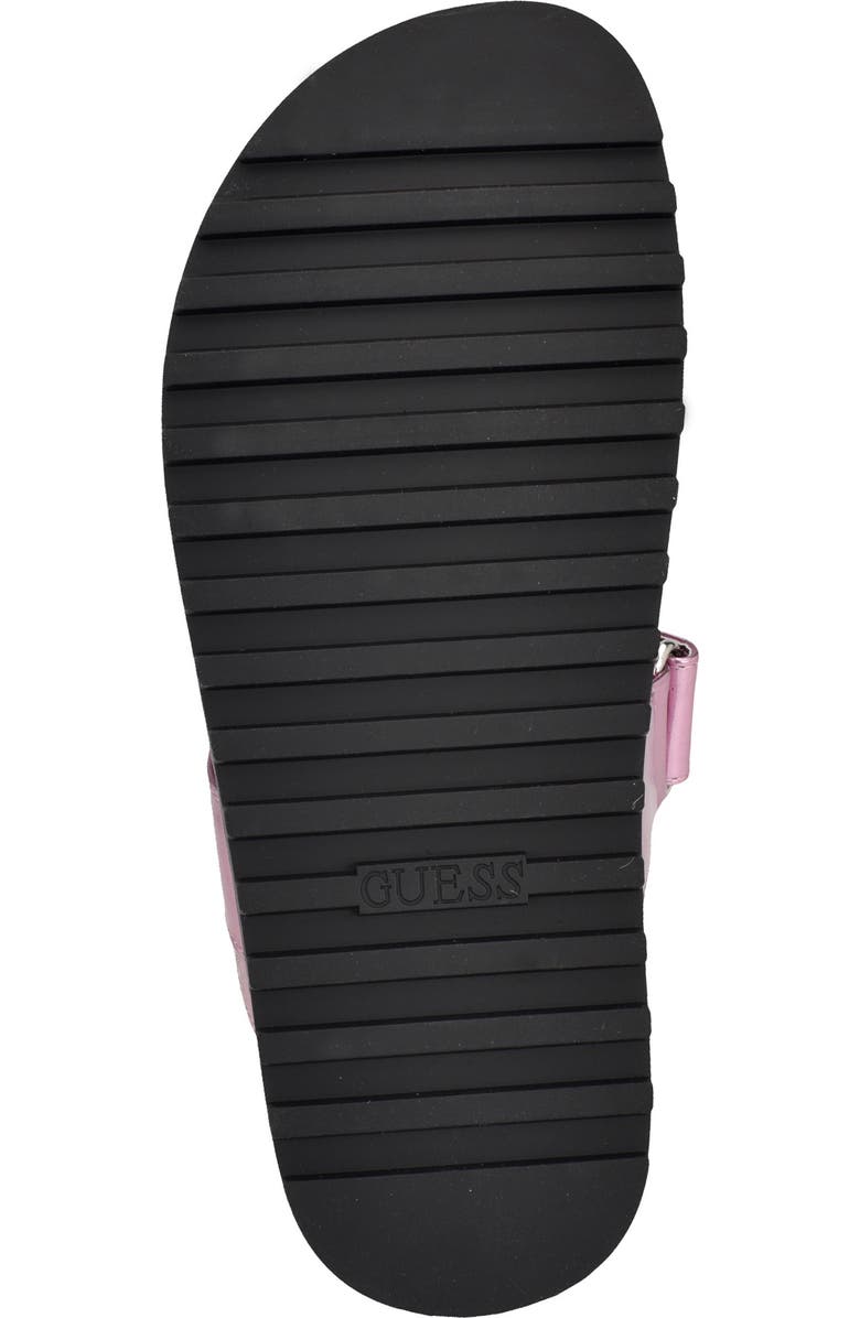 GUESS Fabula Slide Sandal, Alternate, color, Medium Pink 660