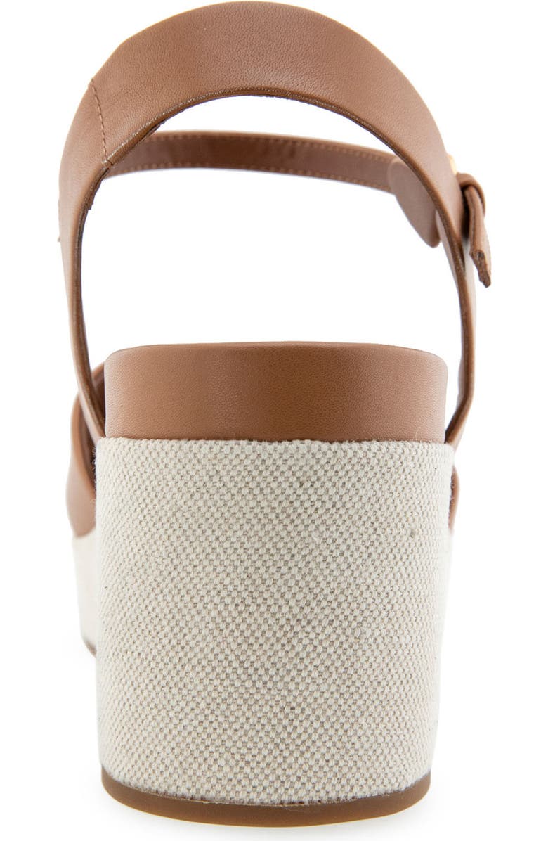 Aerosoles Chabella Platform Sandal, Alternate, color, Tan Leather