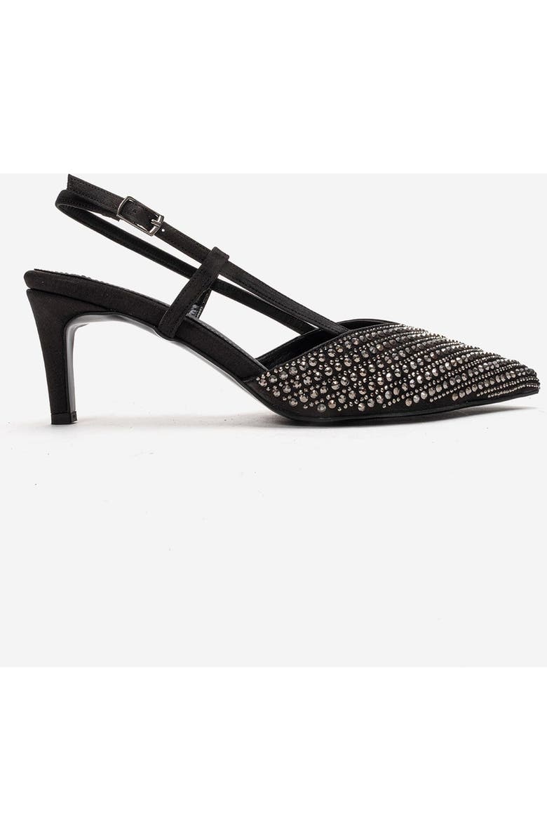 Prologue Shoes Melodie Slingback Pump, Alternate, color, Black