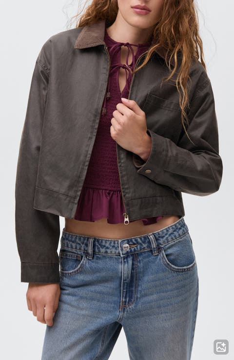 Faux Leather Biker Jacket