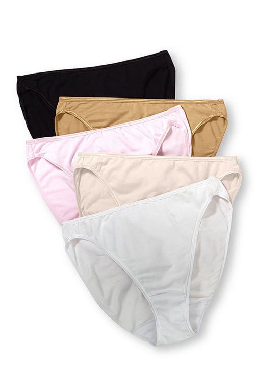 Felina 'so Smooth' High Cut Panties In Multi