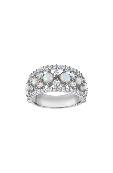 Lab Created Sapphire Statement Ring