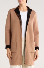 T Tahari Funnel Neck Long Sleeve Sweater