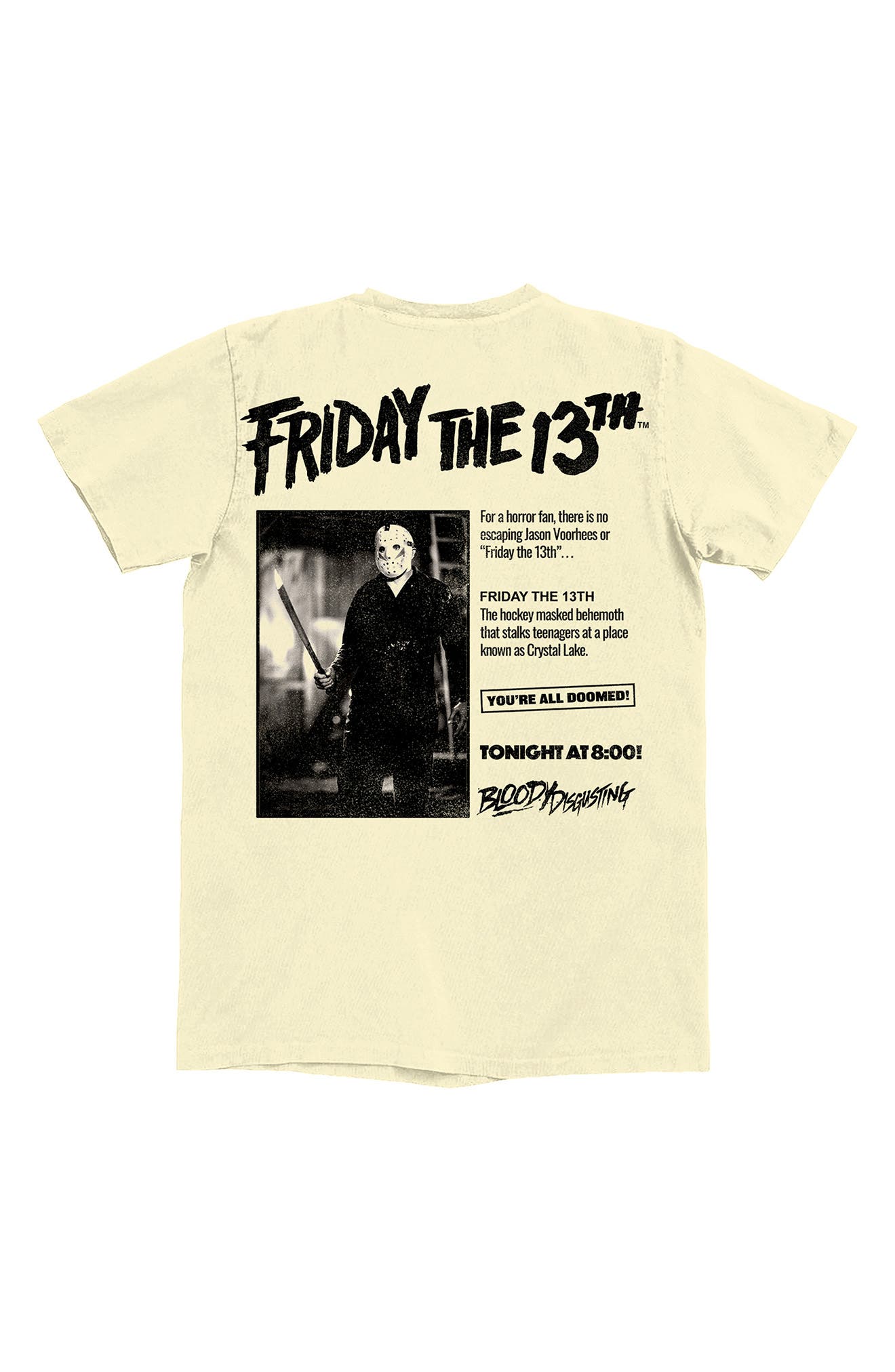 Ripple Junction Friday the 13th x Bloody Disgusting Graphic T-Shirt ...