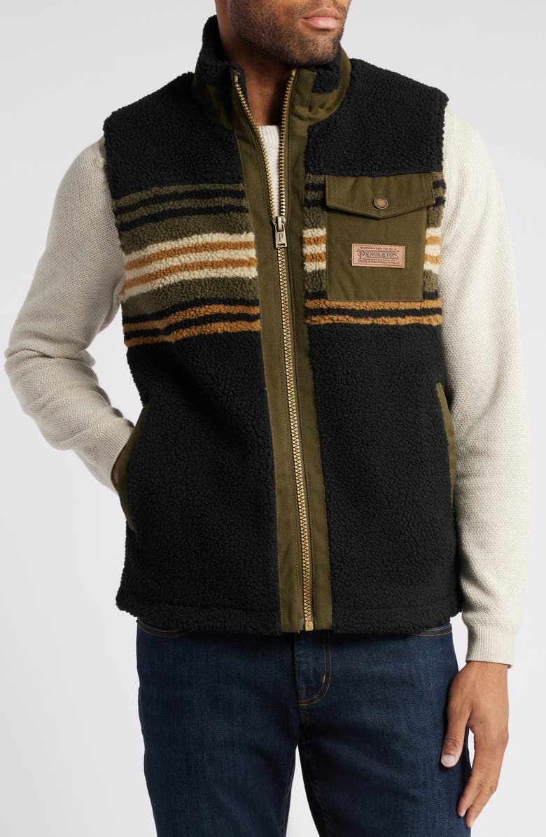 Pendleton Ridgeline Fleece Vest, Alternate, color, 