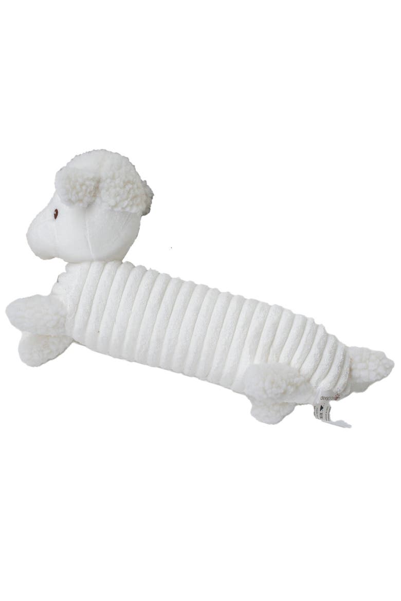 Plushie Sheep Squeak & Crinkle Dog Toy, Alternate, color, White