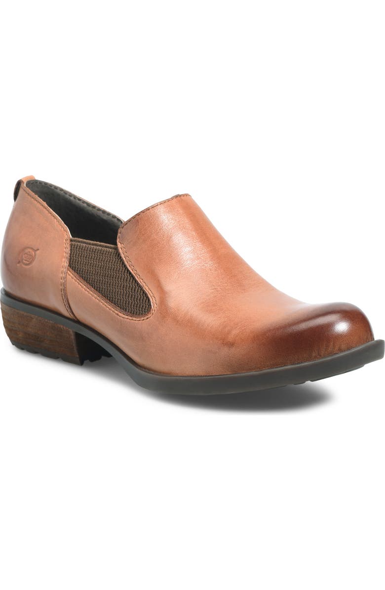 Børn Kade Loafer, Main, color, Brown Leather