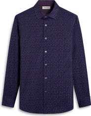 Bugatchi Jimmy OoohCotton® Floral Button-Up Shirt