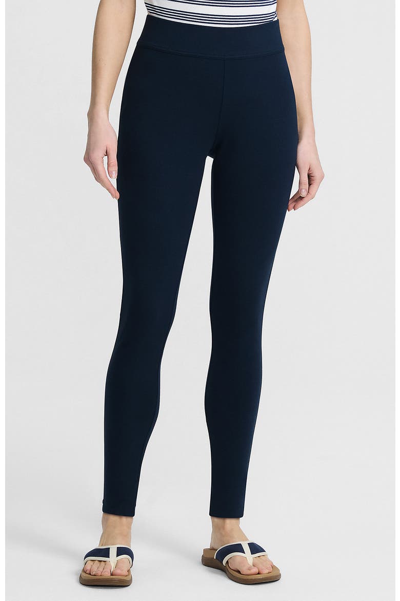 Starfish Mid Rise Knit Leggings, Main, color, Radiant Navy