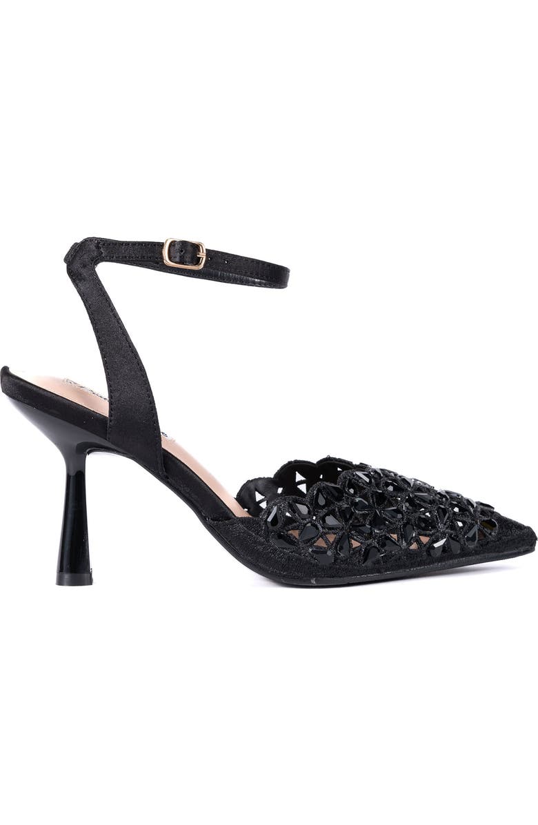 LADY COUTURE Sabrina Pointed Toe Ankle Strap Pump, Alternate, color,