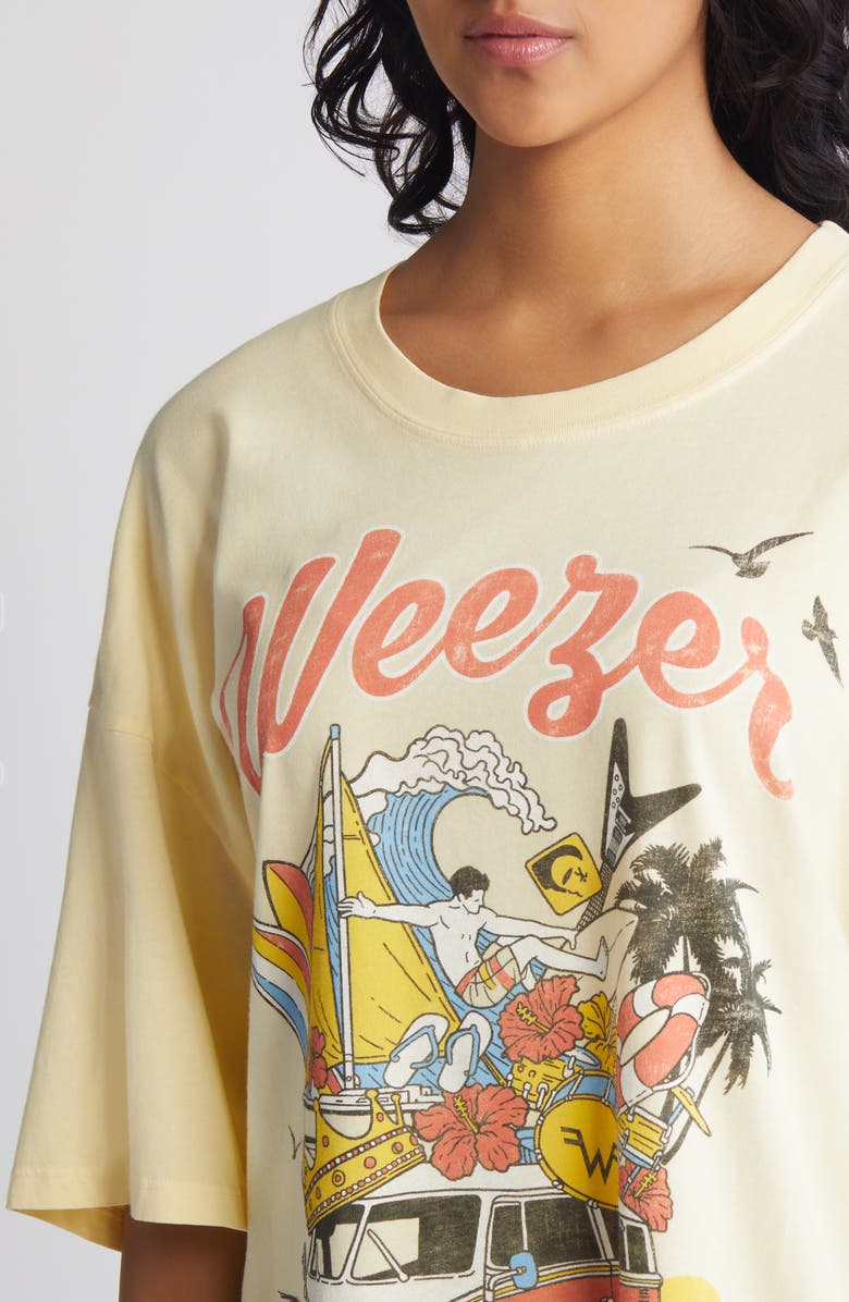 Daydreamer Weezer Collage Cotton Graphic T-Shirt, Alternate, color, 