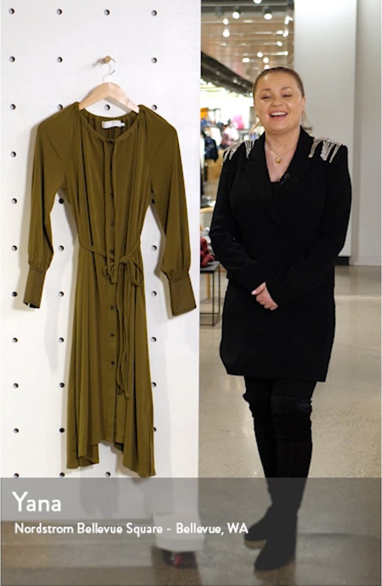White Label Matte Jersey Long Sleeve Midi Dress, sales video thumbnail