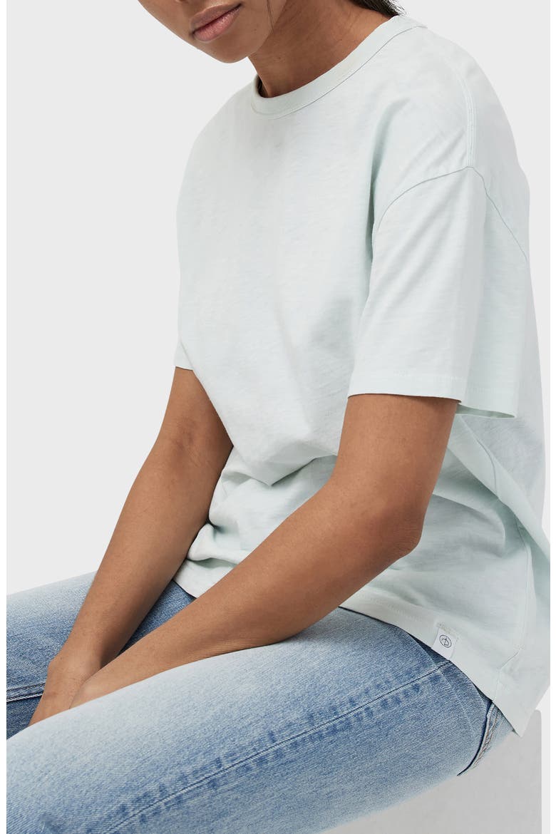 Boyfriend Pima Cotton T-Shirt, Alternate, color, ICEFLOW