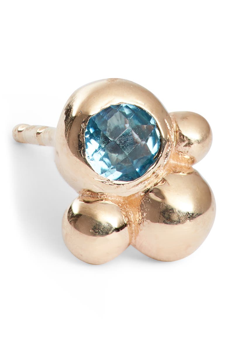 Bubbling Brook Dew Drop Stud Earrings, Alternate, color, BLUE