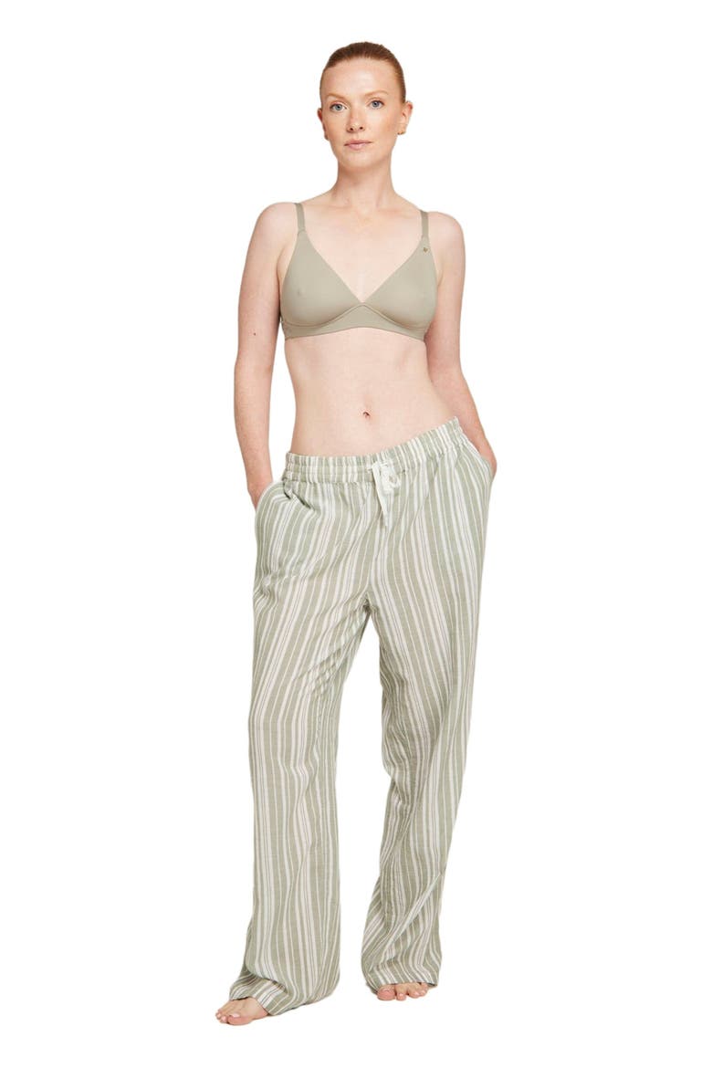 The Classic Trouser, Main, color, Sage Stripe