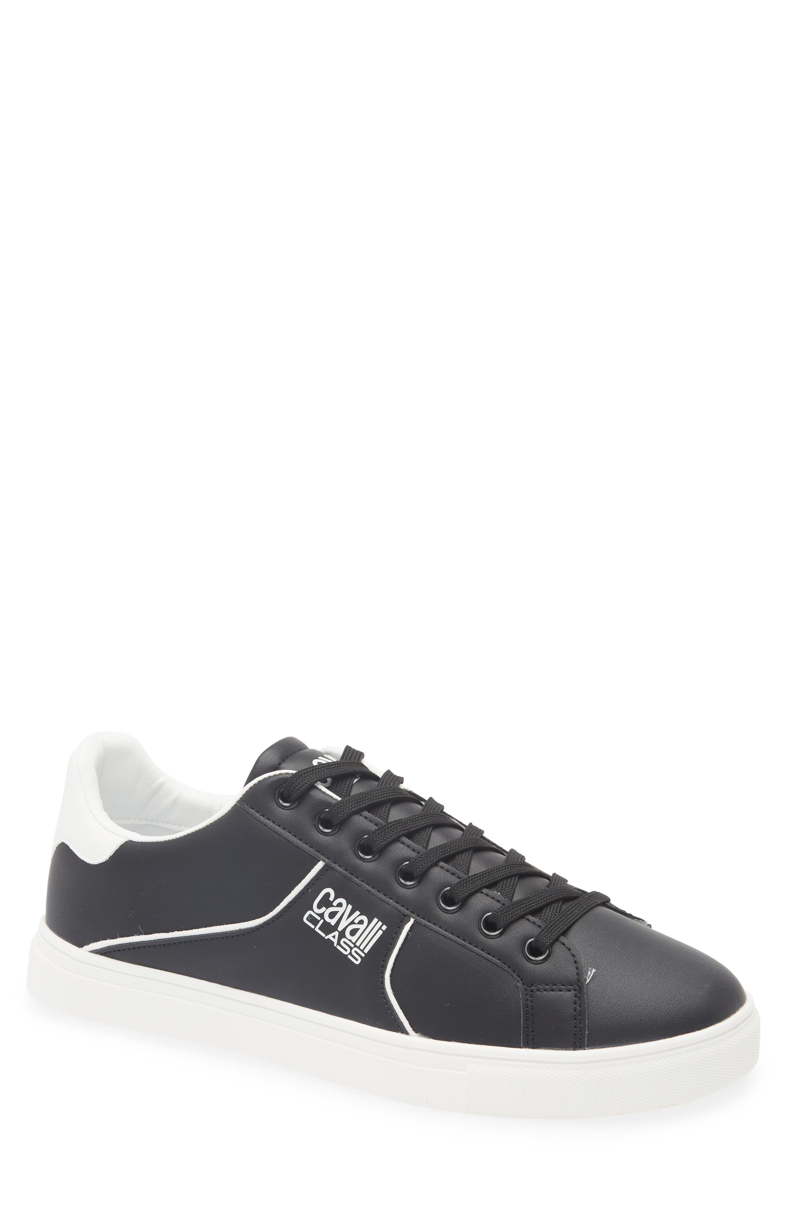 Roberto Cavalli Cavalli Class Logo Low Top Sneaker, Main, color, 