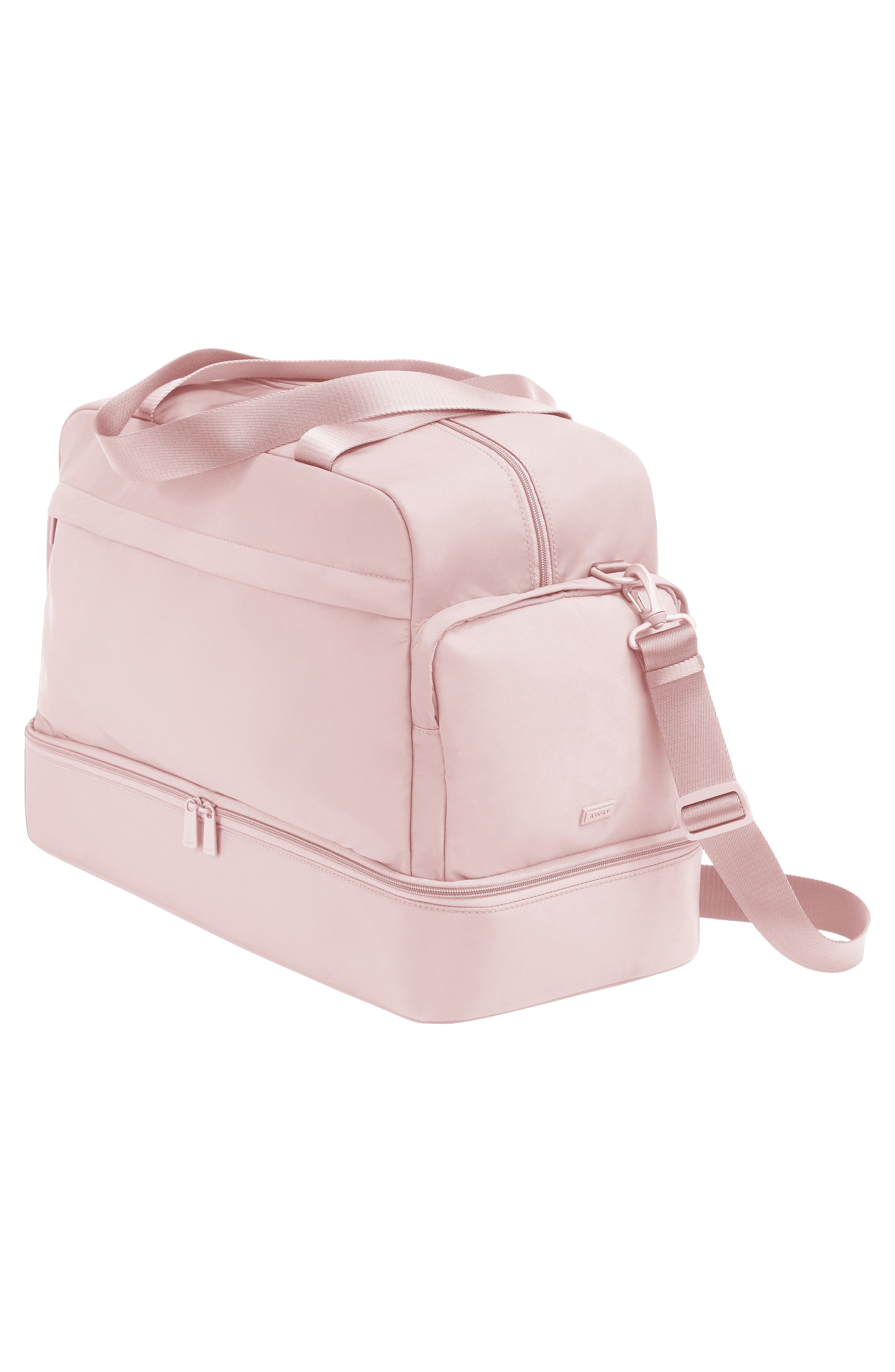 Featherlight Weekender Bag, Alternate, color, BLUSH PINK