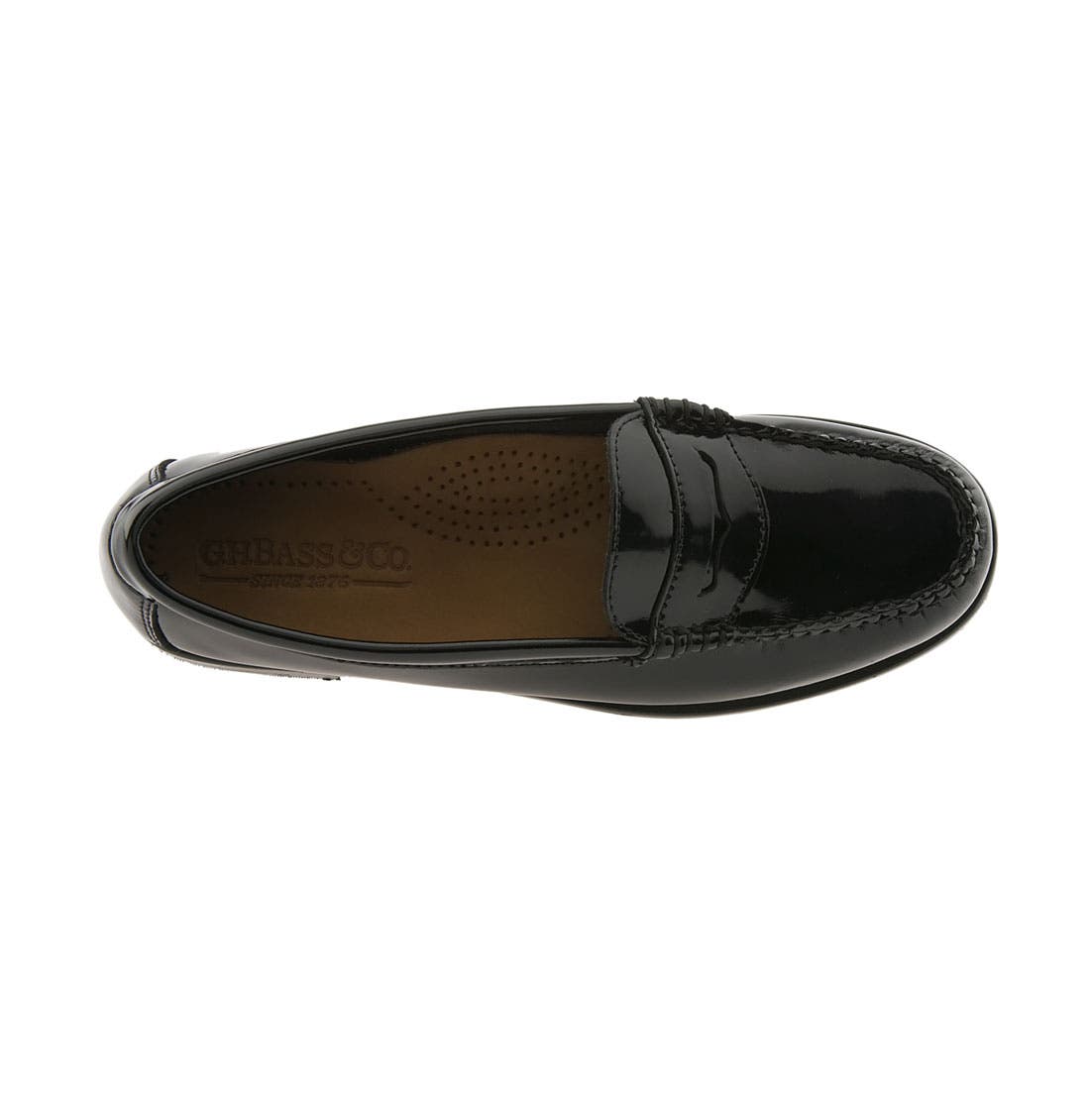'Wayfarer' Loafer, Alternate, color, BLACK PATENT