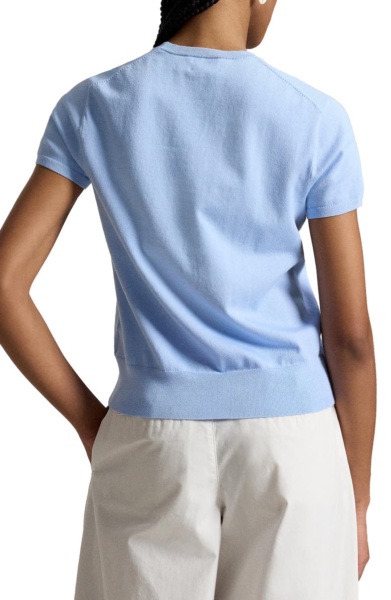 Polo Ralph Lauren Short Sleeve Crewneck Sweater, Alternate, color, 