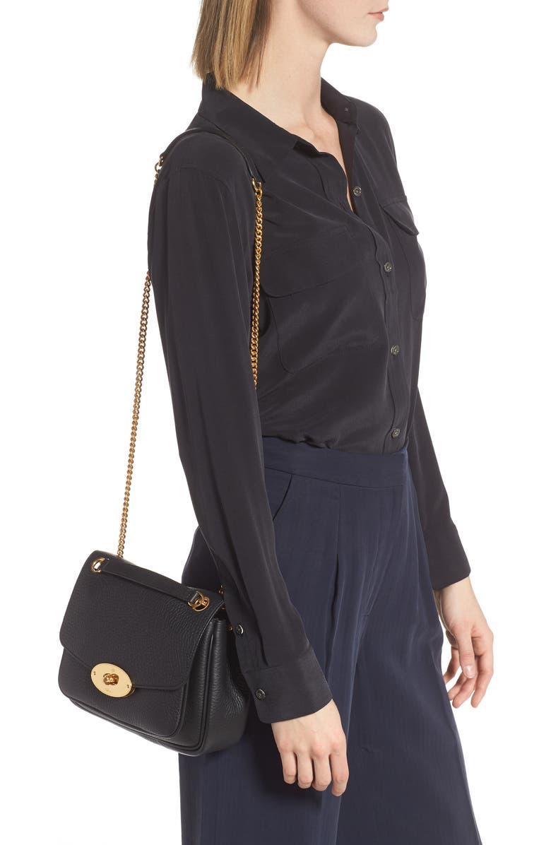 Mulberry Small Darley Leather Convertible Shoulder Bag, Alternate, color,